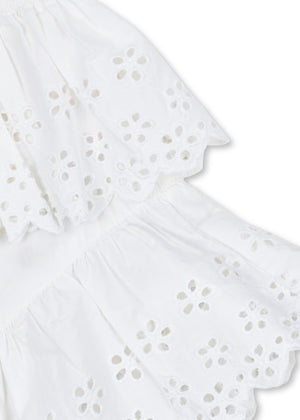 Konges Sløjd Kleid "Evelina" | Bright White