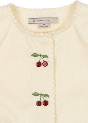 Konges Sløjd Kleid "Evia Cherry" | Cloud Cream