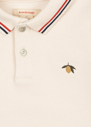 Konges Sløjd Polo Shirt „Florian" | Antique White