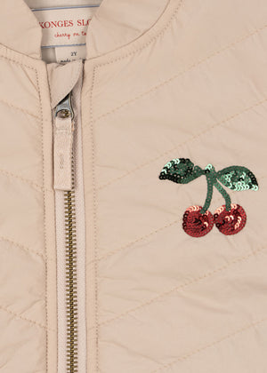 Konges Sløjd Blouson aviateur "Juna Sequin" | Gris fumée