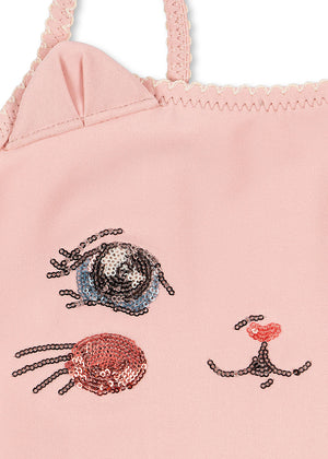 Konges Sløjd Badeanzug "Kitty" | Powder Pink