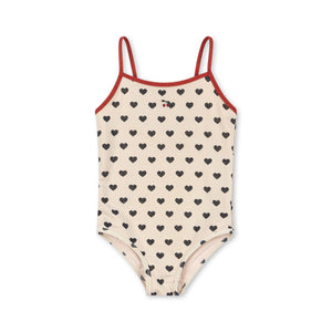 Konges Sløjd Badeanzug Manon Coeur Eclipse Glitzer aus recyceltem Polyester