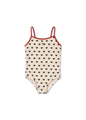 Konges Sløjd Badeanzug Manon Coeur Eclipse Glitzer aus recyceltem Polyester