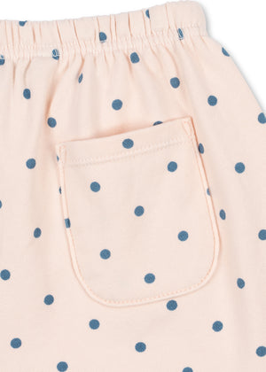 Konges Sløjd Shorts Sweat "Spotty" | Rosewater Dot