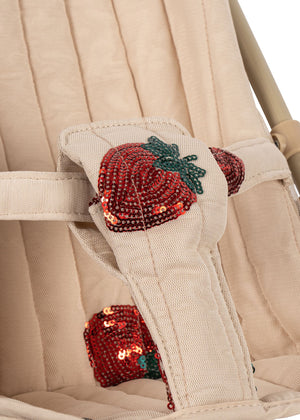 Poussette pour poupées Konges Sløjd "Doll Stroller Tulle" | Strawberry
