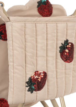 Poussette pour poupées Konges Sløjd "Doll Stroller Tulle" | Strawberry