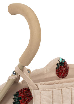 Poussette pour poupées Konges Sløjd "Doll Stroller Tulle" | Strawberry