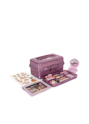 Konges Sløjd Makeup Spielkoffer "Glam Me Up Suitcase Amour Pink"