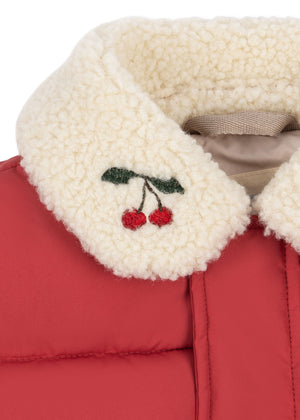 Konges Sløjd Winterjacke – ALPI Collar Jacket GRS | Cardinal