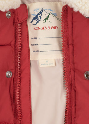 Konges Sløjd Winterjacke – ALPI Collar Jacket GRS | Cardinal