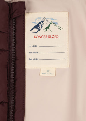 Konges Sløjd Winterjacke – ALPI Jacket GRS | Decadent Chocolate