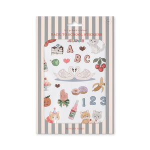 Konges Sløjd Back to School Stickers | Multi Swan
