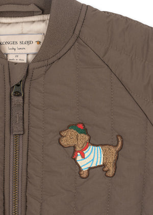 Konges Sløjd Bomberjacke – JUNO Terry Bomber Jacket | Walnut
