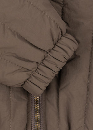 Konges Sløjd Bomberjacke – JUNO Terry Bomber Jacket | Walnut