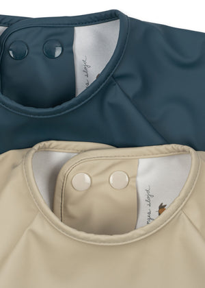 Konges Sløjd Lätzchen mit Ärmeln – 2 PACK Dinner BIB WITH Sleeves | Tiger Ruggito