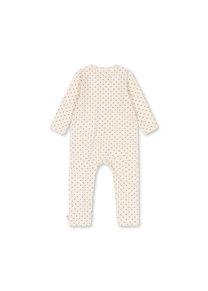 Konges Sløjd Strampler – Basic ZIP Onesie GOTS | Blue Dot