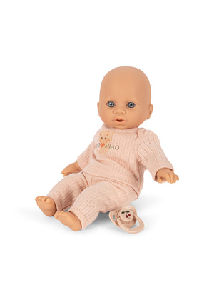 Konges Sløjd Puppe – Cattie BABY DOLL mit Tragetasche | Ciao Miao Rose