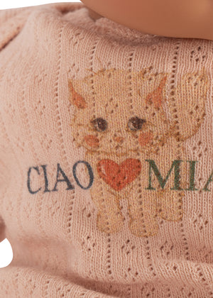 Konges Sløjd Puppe – Cattie BABY DOLL mit Tragetasche | Ciao Miao Rose