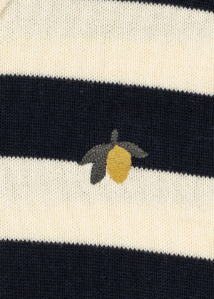 Konges Sløjd Strickpoloshirt – Manis KNIT POLO | Navy Stripe