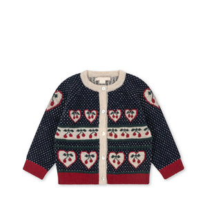 Konges Sløjd Cardigan "Belou" | Cherry