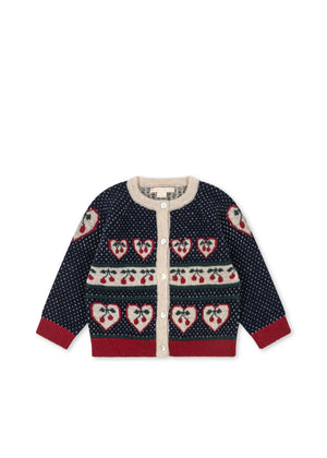 Konges Sløjd Cardigan "Belou" | Cherry