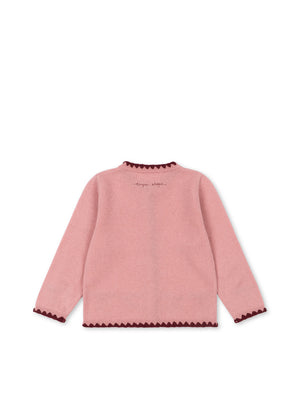 Konges Sløjd Cardigan Wolle "Collette" | Pale Blush