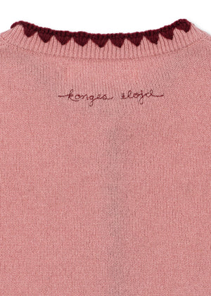 Konges Sløjd Cardigan Wolle "Collette" | Pale Blush