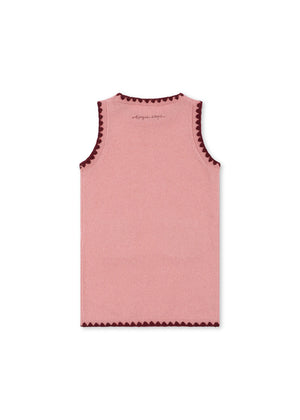 Konges Sløjd Strickkleid Wolle "Collette" | Pale Blush