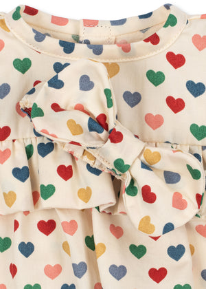 Konges Sløjd Puppenkleider "Doll Clothes Set Coeur Coloré"