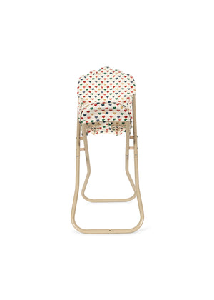 Konges Sløjd Puppen Hochstuhl "Doll High Chair Coeur Coloré"