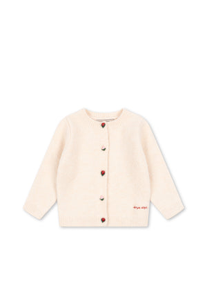 Konges Sløjd Cardigan Strickjacke "Fleuri" | Buttercream