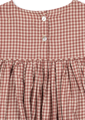 Konges Sløjd Kleid Bio-Baumwolle "Foret" | Canyon Check