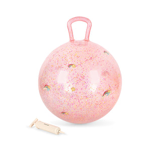 Konges Sløjd Ball "Glitter Jump Ball Rainbow"