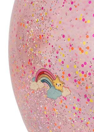 Konges Sløjd Ball "Glitter Jump Ball Rainbow"