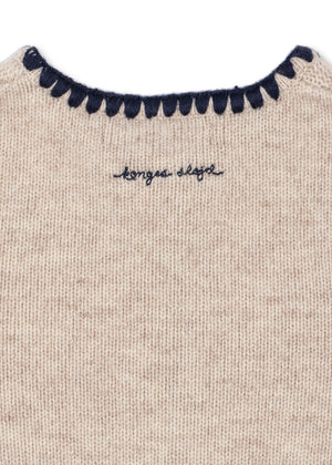 Konges Sløjd Cardigan Wolle "Iska" | Off White
