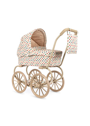 Konges Sløjd Puppenwagen "Minnie Doll Pram Coeur Coloré"