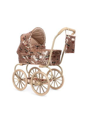 Konges Sløjd Puppenwagen "Sparkly Minnie Doll Pram Cherry Sequin"