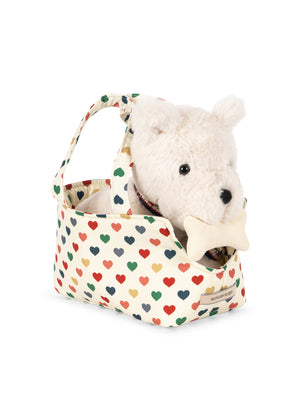 Konges Sløjd Kuscheltier "Terry Puppy Coeur Coloré"