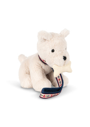 Konges Sløjd Kuscheltier "Terry Puppy Coeur Coloré"