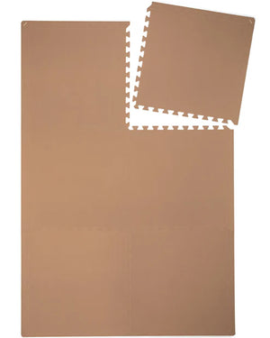 eeveve Spielmatte „Zimt“ – elegante, gepolsterte Puzzlematte mit modernem Design, gefertigt aus hochwertigem, ungiftigem EVA-Schaum.