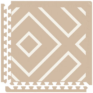 eeveve Play Mat "Modern Blocks" Desert Sand