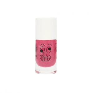 POP Kid Nail Polish Set – 2 rosa Nagellacke und 24 bunte Nagelsticker für Kinder, vegan und cruelty-free