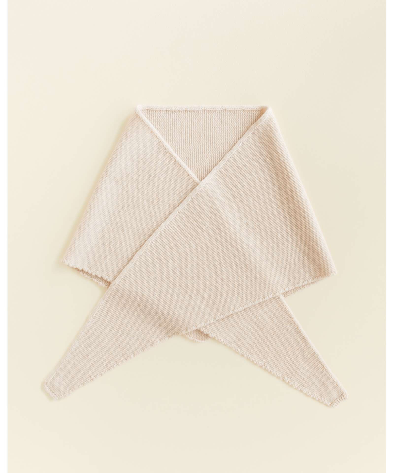 Hvid Dreieckstuch "Josephina" Cream