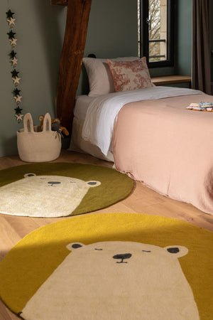 Tapis Muskhane « Pasu Grizzly » chartreuse