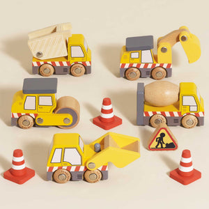 Le Toy Van Baufahrzeug Set