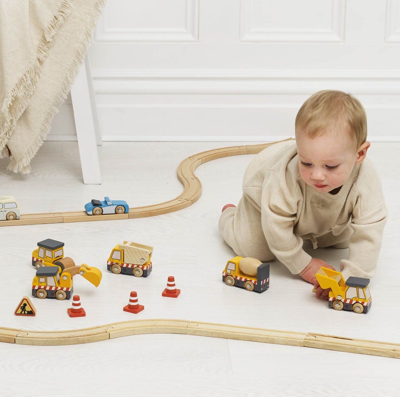 Le Toy Van Baufahrzeug Set