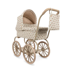 Konges Sløjd Doll Pram "Mini Doll Pram Cherry Motif"
