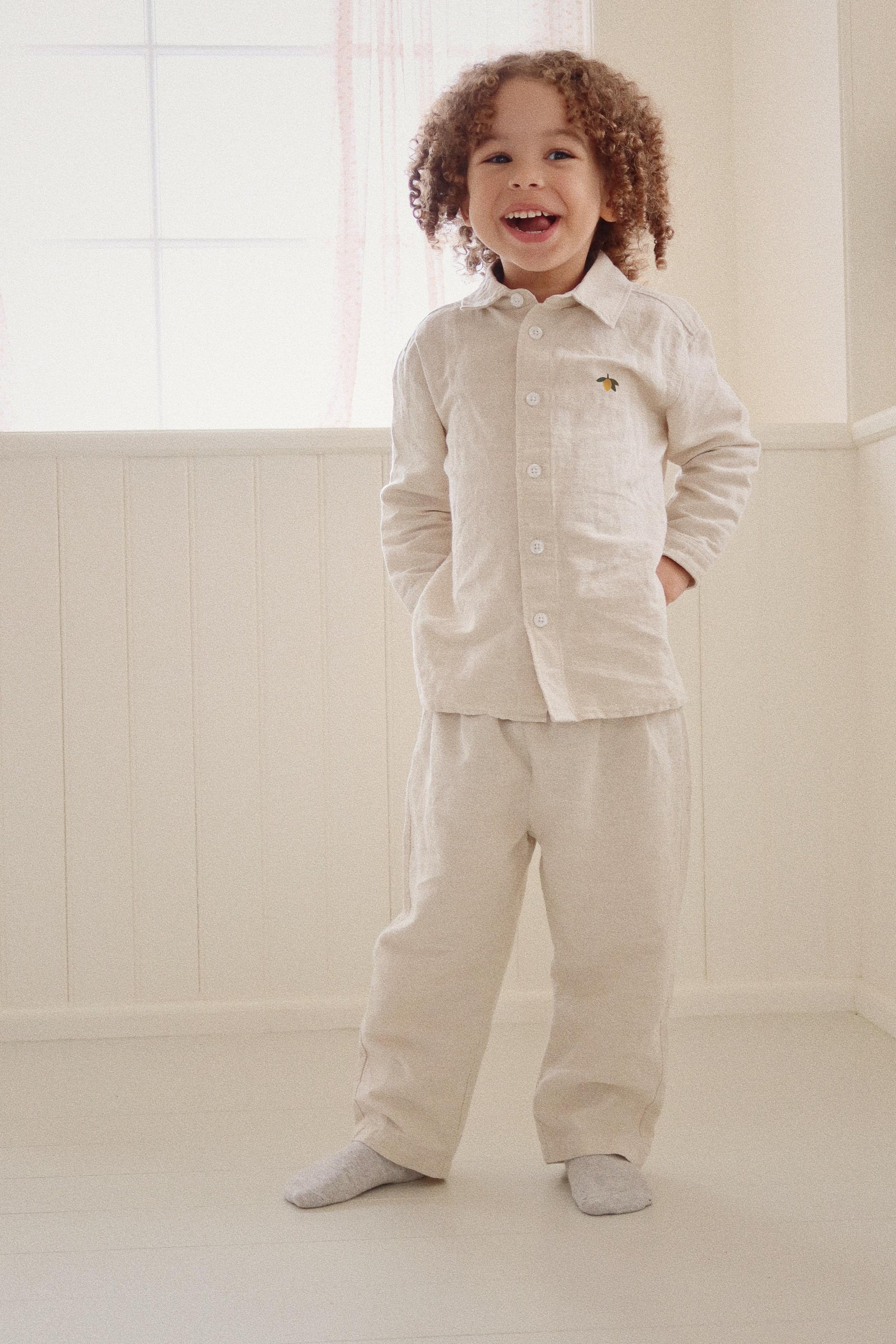 Konges Sløjd Leinen-Hose "Leoni" Nature