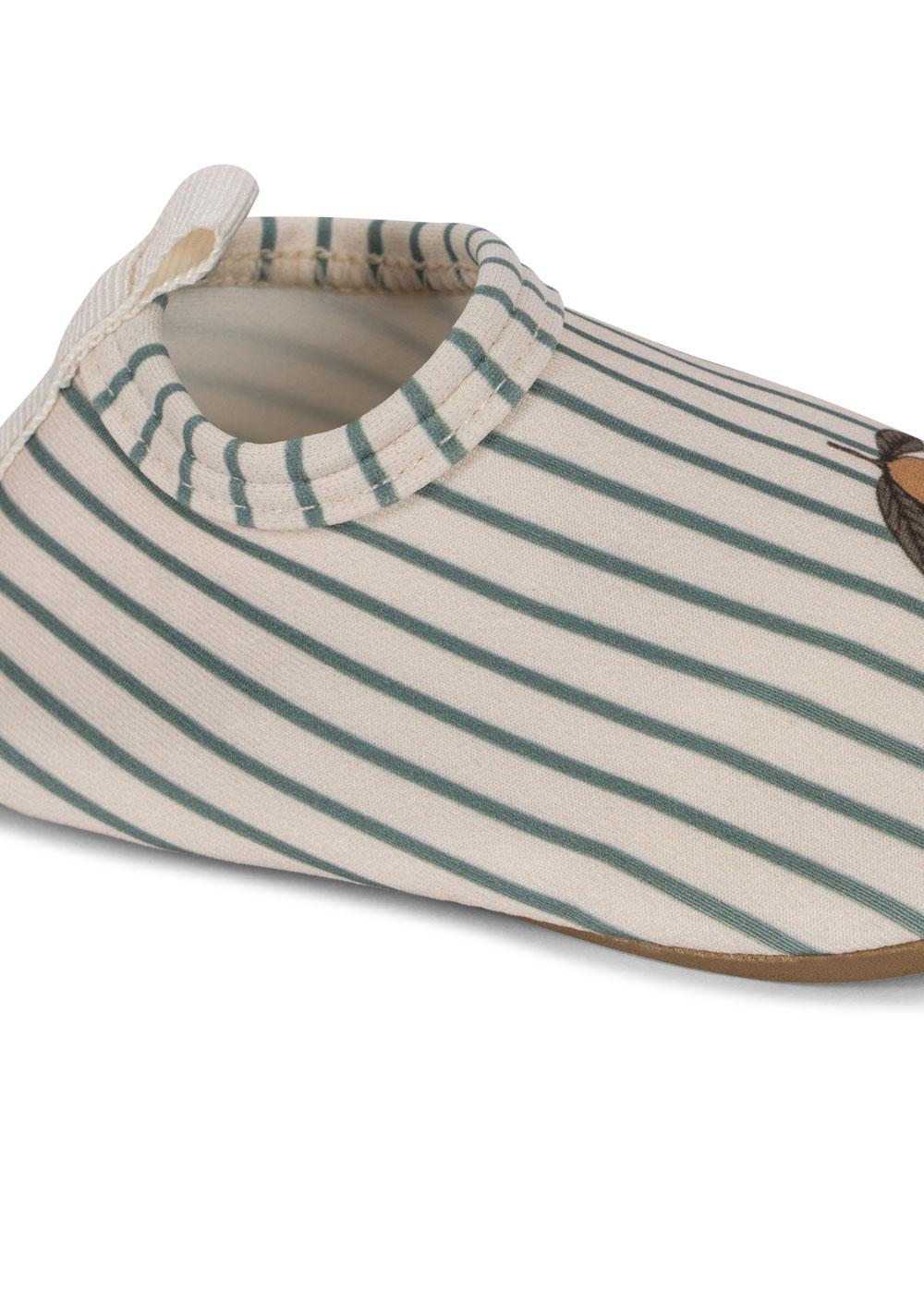 Konges Sløjd Badeschuhe "Aster" Tea Stripe