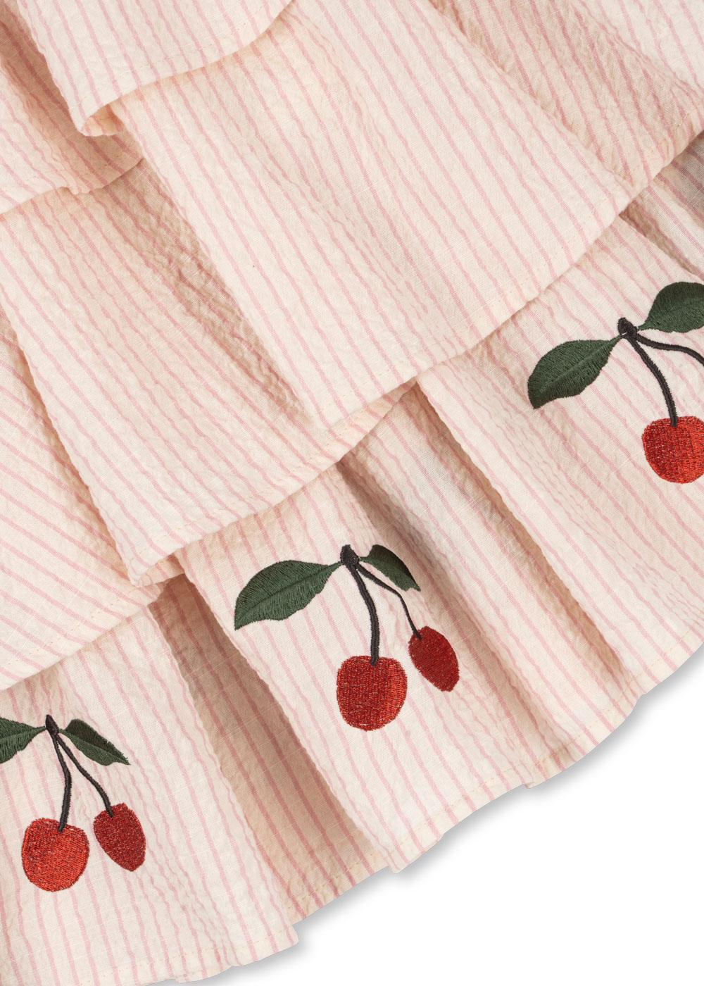 Konges Sløjd Kleid "Ellie" Peony Stripe